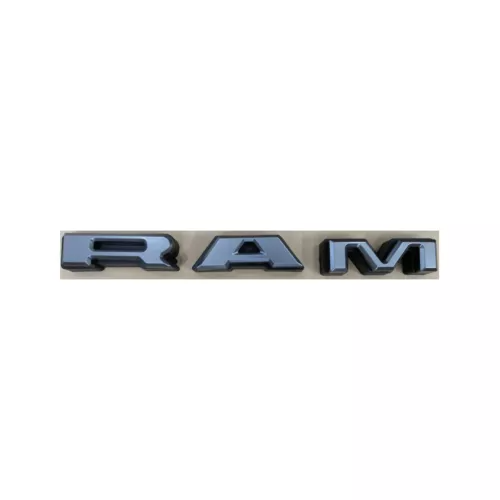 Matte Gray Front Grille Rebel Style w/LED Lights for  2013-2018 Dodge Ram 1500(With "RAM" Letter)